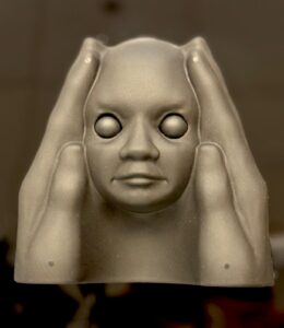 The Premature Baby SImulator head
