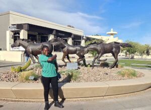 Dr Rebecca in downtown Scottsdale, Arizona